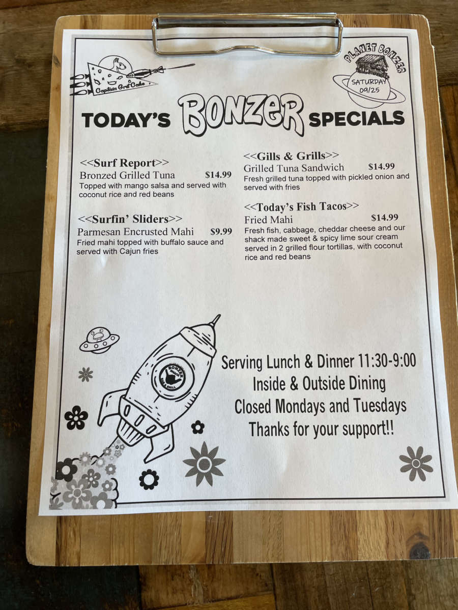 LUNCH SPECIALS   09/25